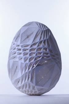 3D Printed Egg Sculpture