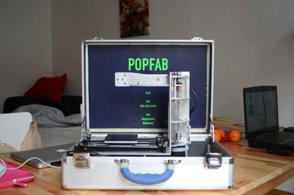 PopFab portable 3D printing, design workshop.