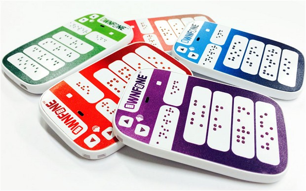 Built using 3D printing, the OwnPhone offers Braille phones for blind users. 