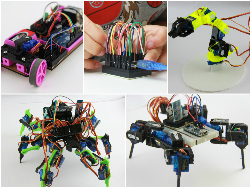 MakerClub hopes to inspire interest in STEM skills through 3D printing and robotic creations. Courtesy of MakerClub.