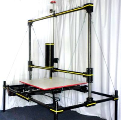 The Cheetah is an extra-large 3D printer capable of producing objects at high speed. Courtesy of Fouche 3D Printing.