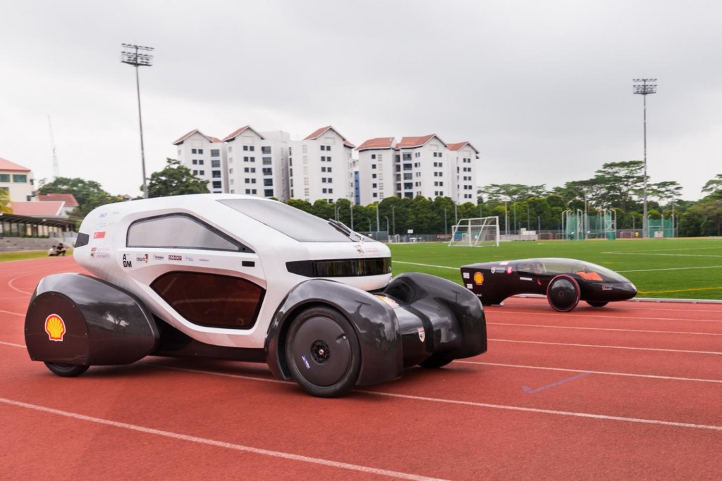 NTU's solar powered concept vehicle includes a 3D printed body. Courtesy of NTU.