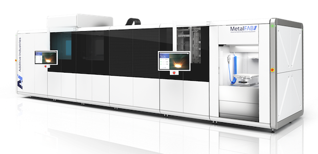 Additive Industries'  MetalFAB1 industrial 3D metal printing system.