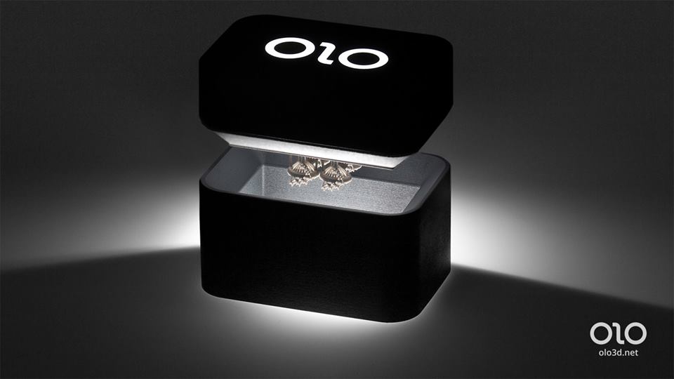 Promo image for the smartphone-based 3D printer, OLO. Courtesy of Solido3D.