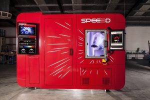 LightSPEE3D is the world's first metal 3D-printer that leverages supersonic 3D deposition (SP3D) technology. (Image courtesy SPEE3D)